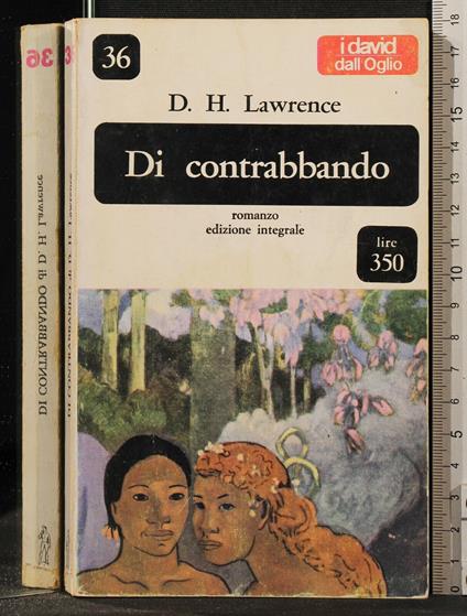 Di Contrabbando - David Herbert Lawrence - copertina