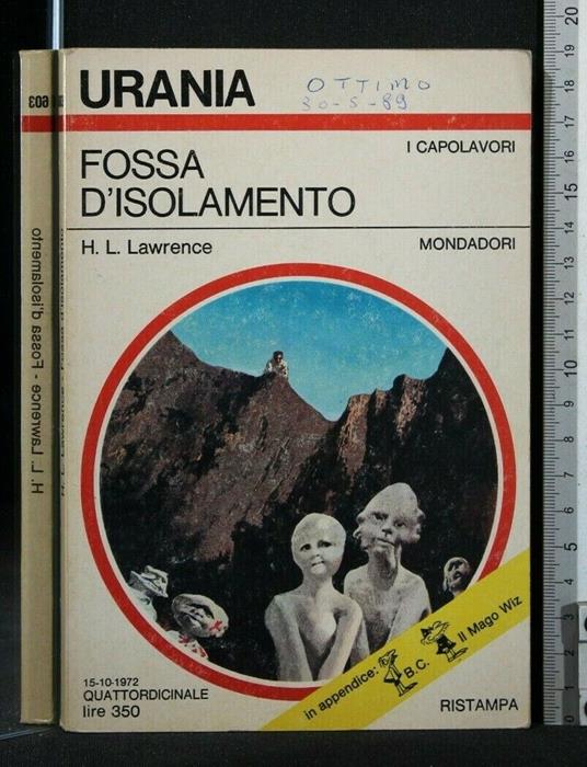Fossa D'Siolamento - David Herbert Lawrence - copertina