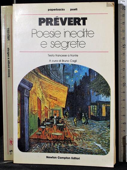 Poesie inedite e segrete - Jacques Prévert - copertina