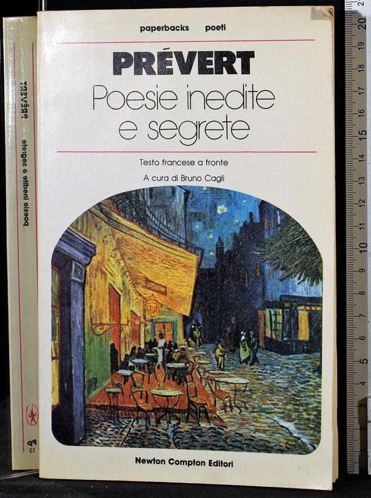 Poesie inedite e segrete - Jacques Prévert - copertina