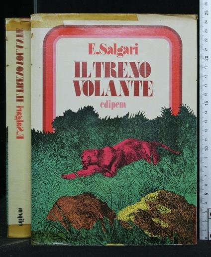 Il Treno Volante - Emilio Salgari - copertina