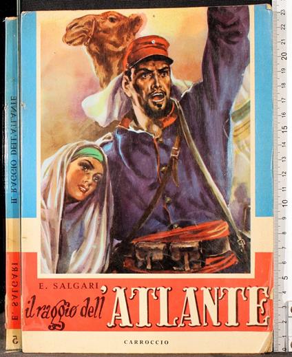 Il raggio dell'Atlante - Emilio Salgari - copertina
