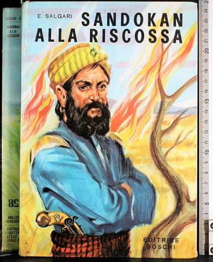 Sansokan alla riscossa - Emilio Salgari - copertina