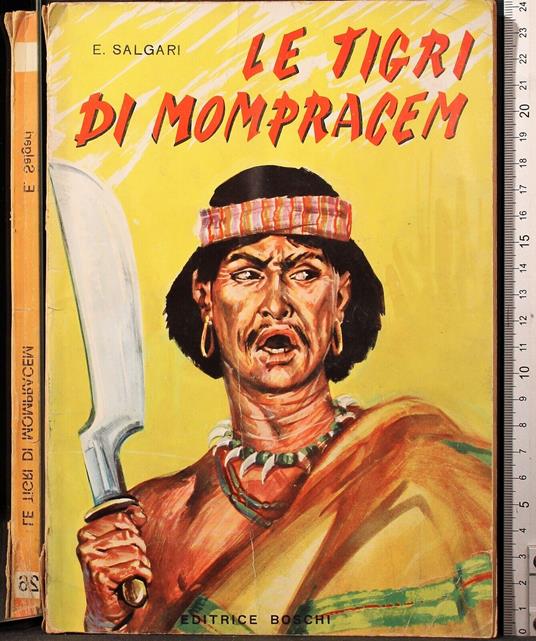 Le tigri di Mompracem - Emilio Salgari - copertina