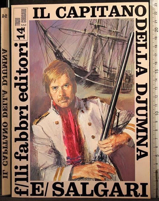 Il capitano della Djumna - Emilio Salgari - copertina