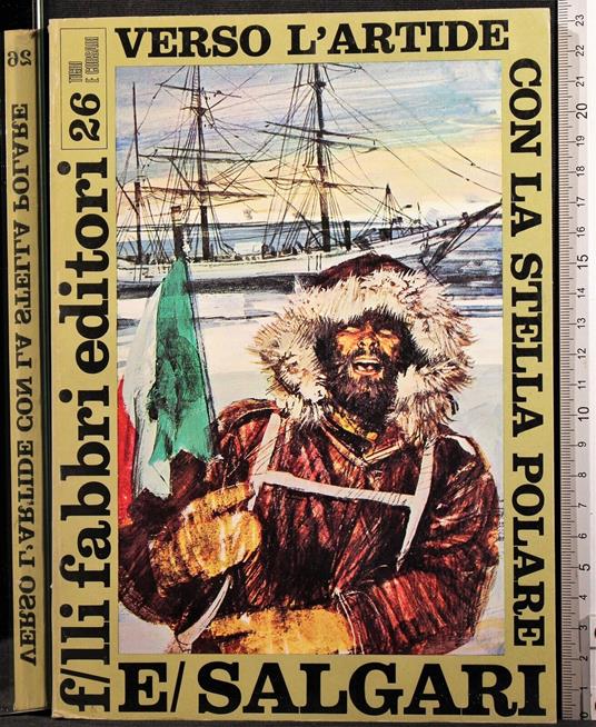 Verso l'artide con la stella polare - Emilio Salgari - copertina