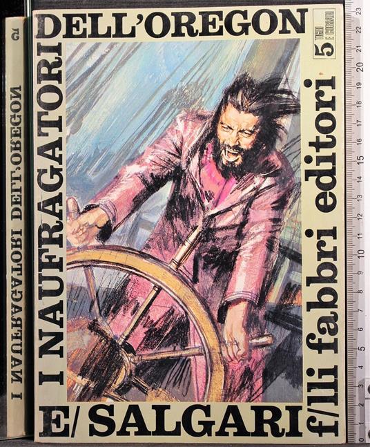 I naufragatori dell'Oregon - Emilio Salgari - copertina