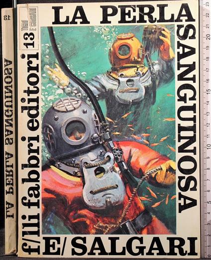La perla sanguinosa - Emilio Salgari - copertina