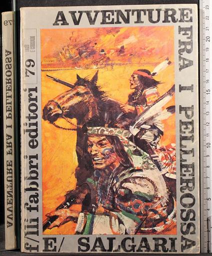 Avventure fra i pellerossa - Emilio Salgari - copertina