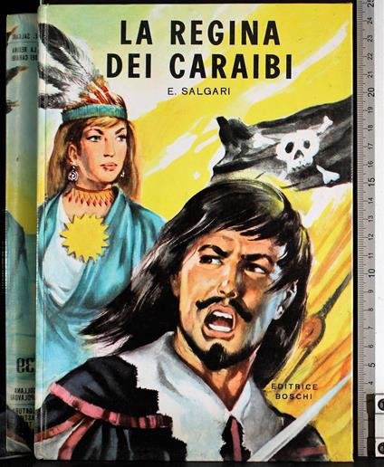 La regina dei Caraibi - Emilio Salgari - copertina