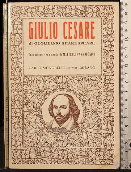 Giulio Cesare - William Shakespeare - copertina