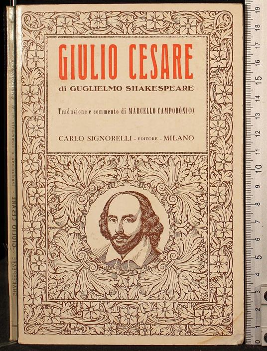 Giulio Cesare - William Shakespeare - copertina