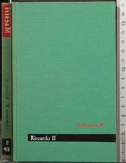Riccardo Ii - William Shakespeare - copertina