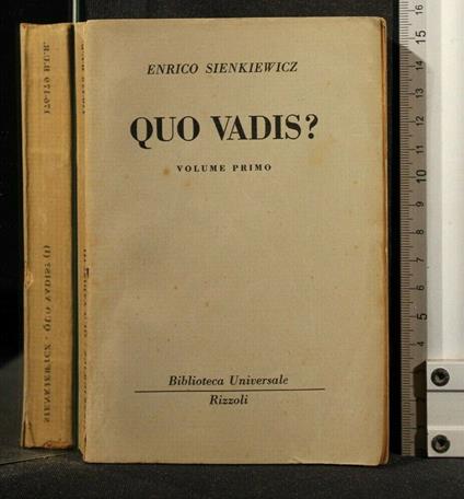 Quo Vadis? Vol 1 - Henryk Sienkiewicz - copertina