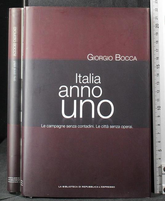 Italia anno uno - Giorgio Bocca - copertina