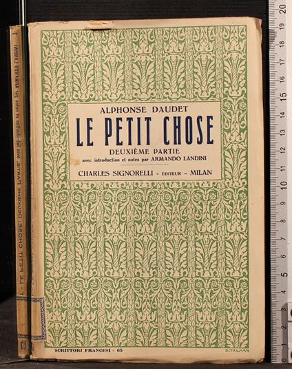 Le petit chose. Deuxieme Partie - Alphonse Daudet - copertina