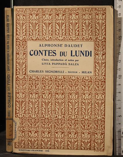 Contes du Lundi - Alphonse Daudet - copertina