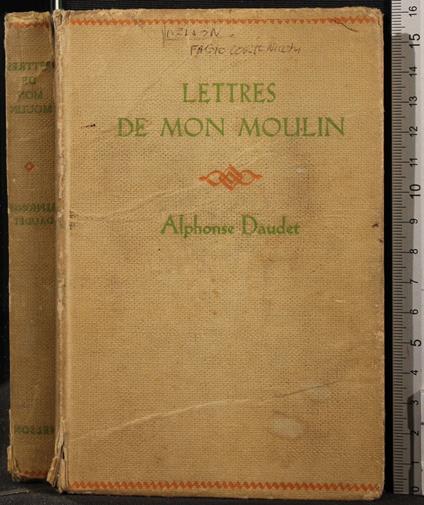 Lettres de mon moulin - Alphonse Daudet - copertina
