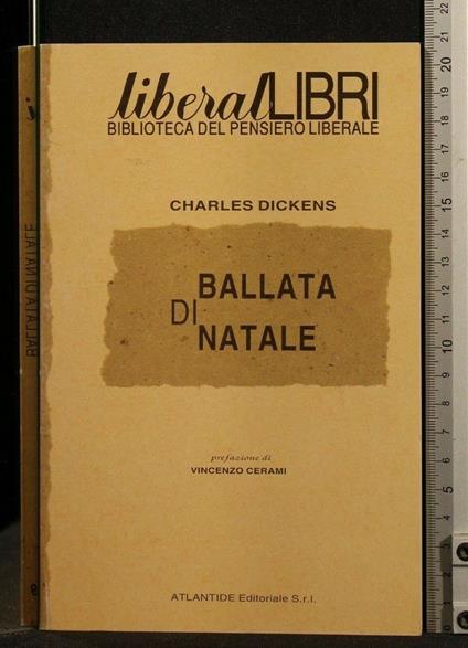 Ballata di Natale - Charles Dickens - copertina