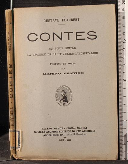 Contes - Gustave Flaubert - copertina