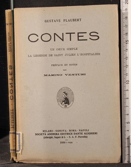 Contes - Gustave Flaubert - copertina