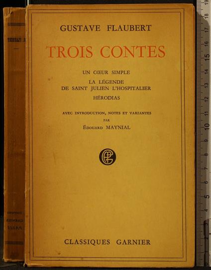 Trois Contes - Gustave Flaubert - copertina