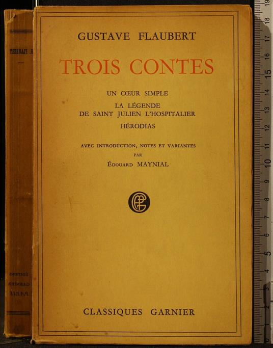 Trois Contes - Gustave Flaubert - copertina