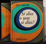 Si dice o non si dice?