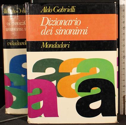 Dizionario dei sinonimi - Aldo Gabrielli - copertina