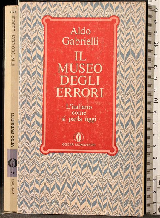 Il museo degli errori - Aldo Gabrielli - copertina