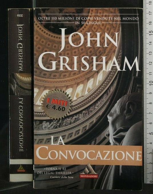 La Convocazione - John Grisham - copertina
