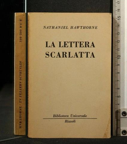 La Lettera Scarlatta - Nathaniel Hawthorne - copertina