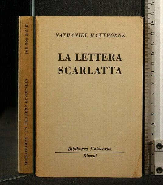 La Lettera Scarlatta - Nathaniel Hawthorne - copertina