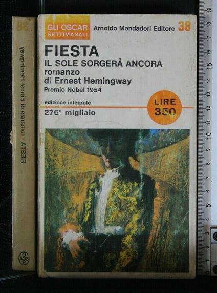 Fiesta - Ernest Hemingway - copertina