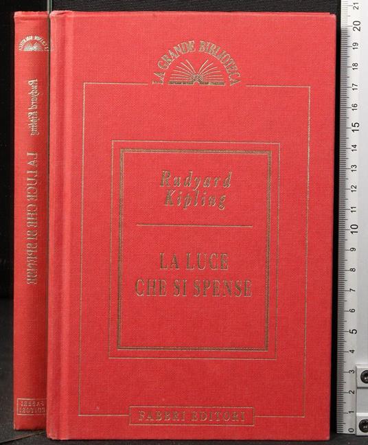 La luce che si spegne - Rudyard Kipling - copertina