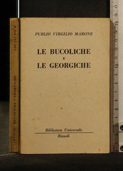 Le Bucoliche e Le Georgiche - Publio Virgilio Marone - copertina