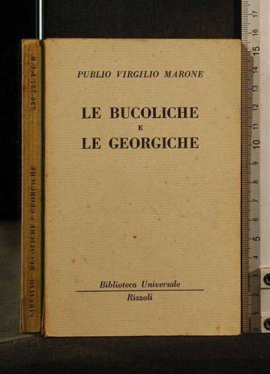 Le Bucoliche e Le Georgiche - Publio Virgilio Marone - copertina