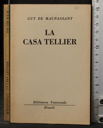 La casa Tellier - Guy de Maupassant - copertina