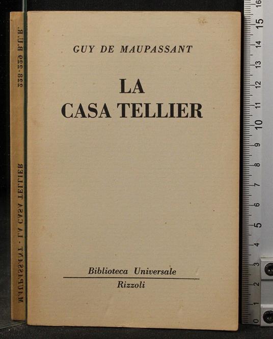 La casa Tellier - Guy de Maupassant - copertina