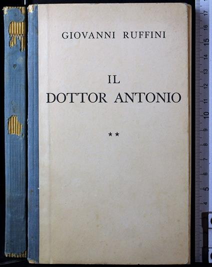 Il dottor Antonio Vol 2 - Giovanni Ruffini - copertina