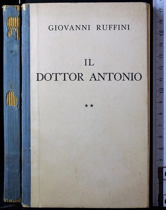 Il dottor Antonio Vol 2 - Giovanni Ruffini - copertina