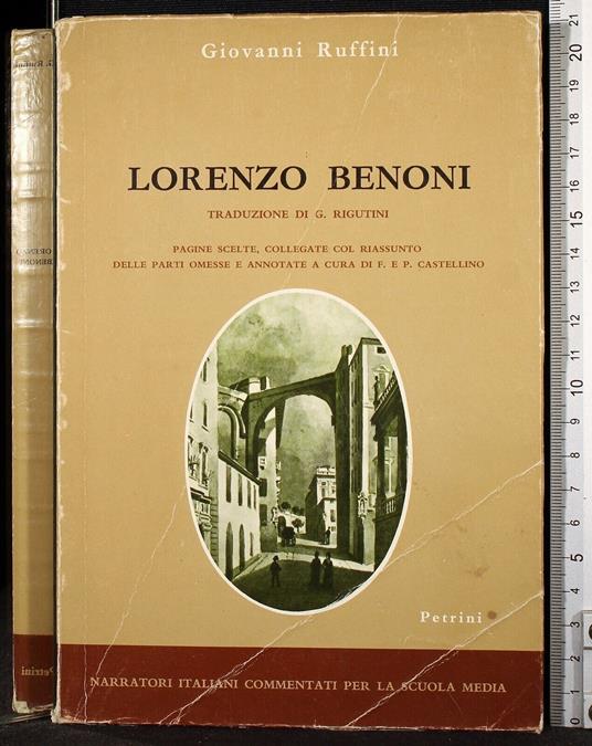 Lorenzo Benoni - Giovanni Ruffini - copertina