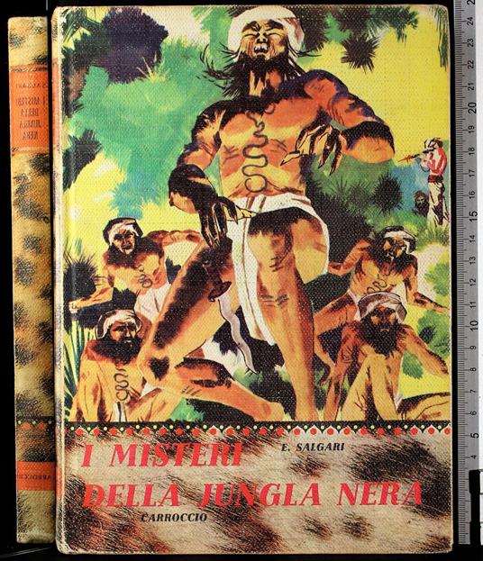 I misteri della Jungla nera - Emilio Salgari - copertina