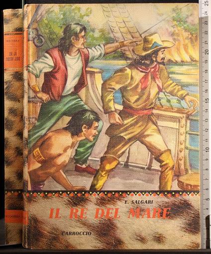 Il re del mare - Emilio Salgari - copertina