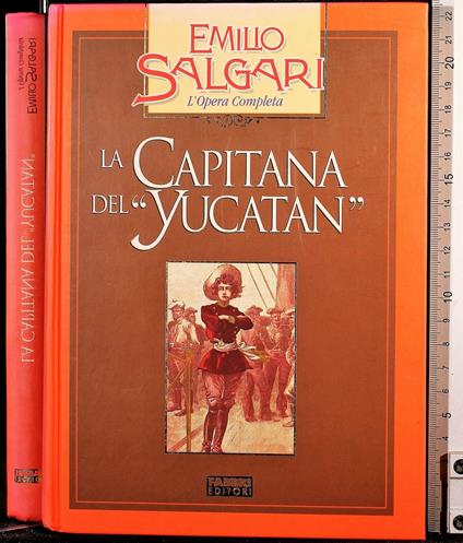 La capitana del Yucatan - Emilio Salgari - copertina