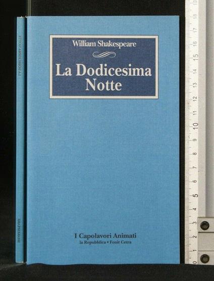 La Dodicesima Notte - William Shakespeare - copertina