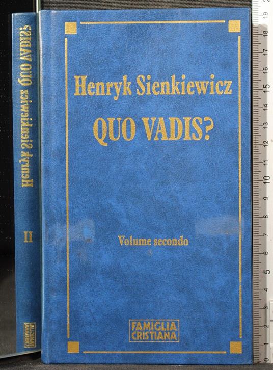 Quo vadis? Vol 2 - Henryk Sienkiewicz - copertina