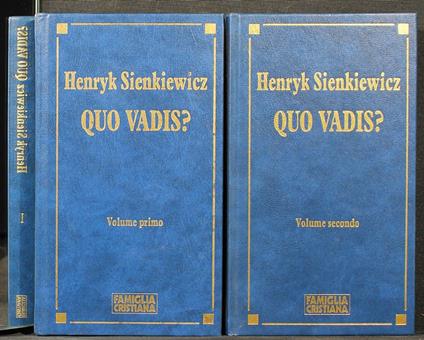 Quo vadis? 2 volumi - Henryk Sienkiewicz - copertina