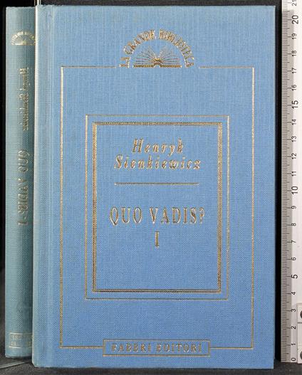 Quo vadis? Vol I - Henryk Sienkiewicz - copertina