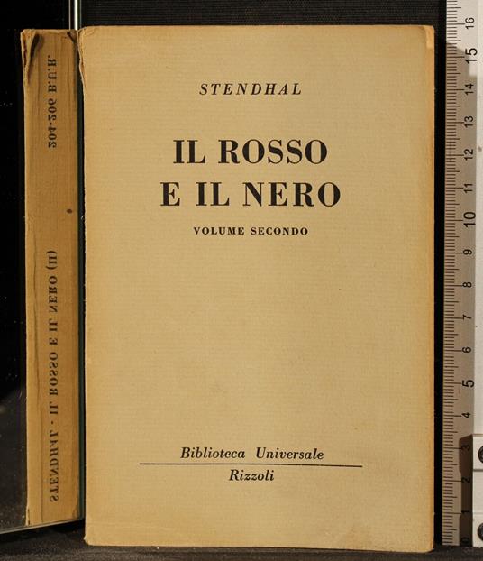 Il rosso e il nero. Vol 2 - Stendhal - copertina